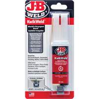 KwikWeld Adhesive, 25 ml, Syringe, Two-Part, Grey AG589 | Brunswick Fyr & Safety