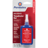 Threadlocker, Red, High, 36 ml, Bottle AH117 | Brunswick Fyr & Safety