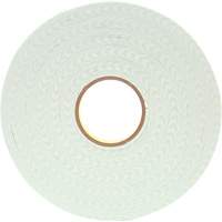 Double-Coated Urethane Foam Tape, 33 m (108') L x 25.4 mm (1") W, 62.5 mils, Urethane Brunswick Fyr & Safety