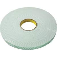 Double-Coated Foam Tape, 33 m (108') L x 18 mm (3/4") W, 62.5 mils, Urethane Brunswick Fyr & Safety