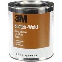 Scotch-Weld Adhesive, 32 fl. oz., Kit, Two-Part, Grey Brunswick Fyr & Safety