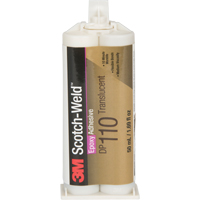 Scotch-Weld Adhesive, 1.64 fl. oz., Dual Cartridge, Two-Part, Clear Brunswick Fyr & Safety