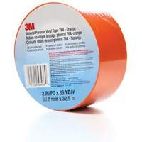 764 General-Purpose Vinyl Tape, 50.8 mm (2") W x 32.9 m (108') L, 5 mils, Orange Brunswick Fyr & Safety