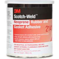 High-Performance Rubber & Gasket Adhesive, Can, Yellow AMB663 | Brunswick Fyr & Safety