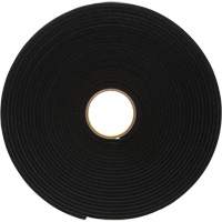 4504 Vinyl Foam Tape, 25.4 mm (1") W x 16.5 m (54') L, 250 mils, Black Brunswick Fyr & Safety