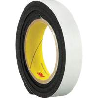 4714 Vinyl Foam Tape, 25.4 mm (1") W x 16.5 m (54') L, 250 mils, Black Brunswick Fyr & Safety