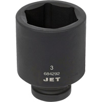 Socket, Impact, 3", 1" Drive, 6 Points, Deep Brunswick Fyr & Safety