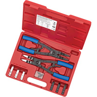 SRP-10S Heavy-Duty Ratcheting Snap Ring Pliers Set, 10 Pieces Brunswick Fyr & Safety