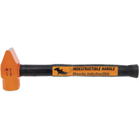 UCP-316 Marteau &agrave; panne droite &agrave; manche indestructible pour usage tr&egrave;s intensif, Poids de la t&ecirc;te 3 lb, Face Ordinaire, Prise Acier plein Brunswick Fyr & Safety