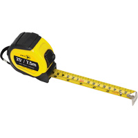 JTM-425SM Tape Measure, 25', Imperial & Metric Graduations Brunswick Fyr & Safety