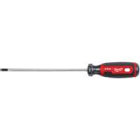 Cabinet Screwdriver, 3/16" Tip, Round, 254 mm L, Cushion Grip Handle Brunswick Fyr & Safety