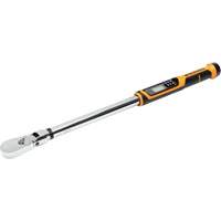 Flex Head Torque Wrench with Angle, Electronic, 1" Square Drive, 25 - 250 ft-lbs./301 - 3010 in-lbs. Brunswick Fyr & Safety