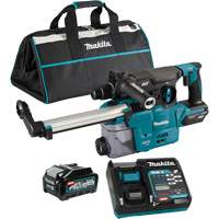 Marteau rotatif sans fil avec moteur sans balai XGT SDS-Plus avec accessoire daspiration des poussi&egrave;res DX10, 40 V, 1-3/16", 3 lb-pi, 0-840 tr/min Brunswick Fyr & Safety