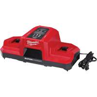Super chargeur &agrave; double baie simultan&eacute;e M18, 18 V, Lithium-ion Brunswick Fyr & Safety