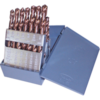 Jobber Length Drill Set, 15 Pieces, Cobalt Brunswick Fyr & Safety