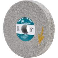 Scotch-Brite EXL Deburring Wheels, 6" x 1", 1" Arbor, Aluminum Oxide Brunswick Fyr & Safety