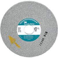 Scotch-Brite EXL Deburring Wheel, 6" x 1/2", 1" Arbor, Aluminum Oxide Brunswick Fyr & Safety