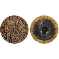 Surface Prep Quick-Change Disc, 1" Dia., Coarse Grit, Aluminum Oxide Brunswick Fyr & Safety