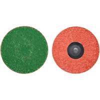 Zirc Plus Quick-Change Cloth Disc, 3" Dia., 120 Grit, Zirconia Alumina Brunswick Fyr & Safety