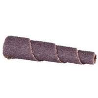 ALO Spiral Cartridge Roll, 60 Grit, 3/4" Dia., Aluminum Oxide, 1-1/2" L, 3/16" Arbor Brunswick Fyr & Safety