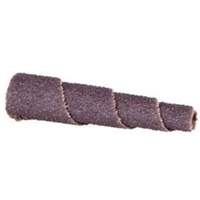 ALO Spiral Cartridge Roll, 120 Grit, 3/4" Dia., Aluminum Oxide, 1-1/2" L, 3/16" Arbor Brunswick Fyr & Safety