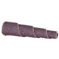 ALO Spiral Cartridge Roll, 60 Grit, 1" Dia., Aluminum Oxide, 2" L, 3/16" Arbor Brunswick Fyr & Safety