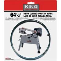 Lame de scie &agrave; ruban en m&eacute;tal, Acier au carbone, 64-1/2" lo x 1/2" la x &eacute;paisseur 0,025", 24 dents par pouce Brunswick Fyr & Safety