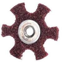 Abrasotex Surface Preparation Star, 3" Dia., Medium Grit, Aluminum Oxide Brunswick Fyr & Safety