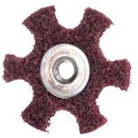 Abrasotex Surface Preparation Star, 1-1/2" Dia., Medium Grit, Aluminum Oxide Brunswick Fyr & Safety