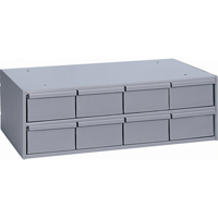 Casiers &agrave; tiroirs industriels, 8 tiroirs, 22-3/4" la x 11-5/8" p x 7-3/8" h, Gris Brunswick Fyr & Safety