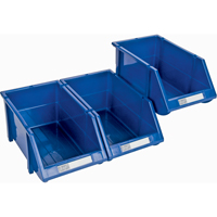 Stack & Hang Bin, 4-13/16" W x 3-3/16" H x 7-1/8" D, Blue Brunswick Fyr & Safety
