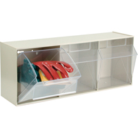 Syst&egrave;me de casiers modulaires Tip-Out, 23-5/8" la x 7-3/4" p x 9 1/2" h, 3 tiroirs Brunswick Fyr & Safety