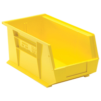 Ultra Stack & Hang Bin, 8-1/4" W x 7" H x 14-3/4" D, Yellow Brunswick Fyr & Safety