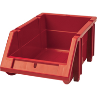 Stack & Hang Bin, 4-13/16" W x 3-3/16" H x 7-1/8" D, Red Brunswick Fyr & Safety