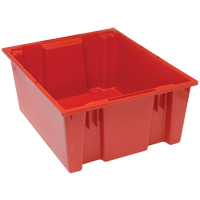 Contenants Stack & Nest, 10" x 23,5" x 19,5", Rouge Brunswick Fyr & Safety