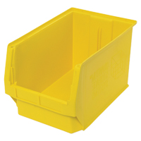 Giant Stacking Containers, 12.375" W x 19.75" D x 11.875" H, Yellow Brunswick Fyr & Safety