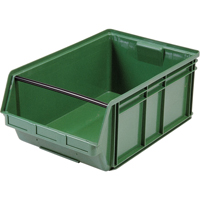 Giant Stacking Containers, 18.375" W x 29" D x 11.875" H, Green Brunswick Fyr & Safety