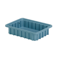 Contenants Divider Box, Poly&eacute;thyl&egrave;ne, 10,8" la x 8,3" p x 2,5" h, Bleu p&acirc;le Brunswick Fyr & Safety