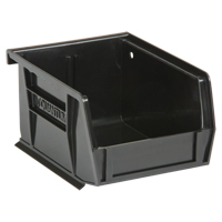 Ultra Stack & Hang Bin, 4-1/8" W x 3" H x 5-3/8" D, Black Brunswick Fyr & Safety