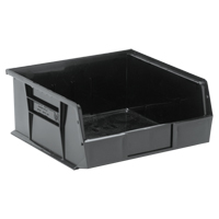 Ultra Stack & Hang Bin, 11" W x 5" H x 10-7/8" D, Black Brunswick Fyr & Safety