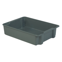 Stack-N-Nest<sup>®</sup> Plexton Containers, 24" W x 34.1" D x 8.1" H, Grey CD205 | Brunswick Fyr & Safety
