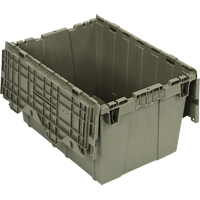 Conteneur &agrave; couvercle attach&eacute;, 12,75" x 19,25" x 15,25", Vert Brunswick Fyr & Safety