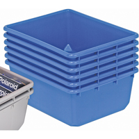 Contenants emboîtables QuanTub, 19" la x 24,5" p x 9,5" h, Bleu Brunswick Fyr & Safety