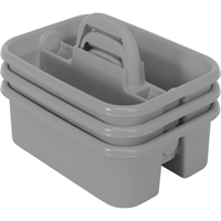 Supply Caddy, 8-3/4" x 13-3/8" x 13-3/8", Grey Brunswick Fyr & Safety