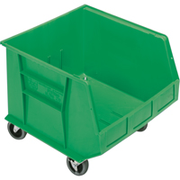 Bac mobile, 14" ha x 16-1/2" la x 18" p, Capacit&eacute; de 75 lb, Vert Brunswick Fyr & Safety