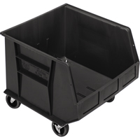 Bac mobile, 14" ha x 16-1/2" la x 18" p, Capacit&eacute; de 75 lb, Noir Brunswick Fyr & Safety