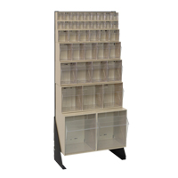 Tip-Out Bins Stand, 23-5/8" W x 8" D x 52" H, 38 Drawers CE961 | Brunswick Fyr & Safety