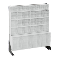 Tip-Out Bins Stand, 23-5/8" W x 8" D x 28" H, 31 Drawers CE963 | Brunswick Fyr & Safety
