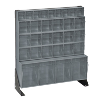 Tip-Out Bins Stand, 23-5/8" W x 8" D x 28" H, 31 Drawers CE965 | Brunswick Fyr & Safety