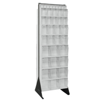 Tip-Out Bins Stand, 23-5/8" W x 16" D x 75" H, 72 Drawers CE966 | Brunswick Fyr & Safety